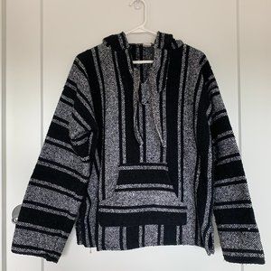 Baja Hoodie - Black and Gray